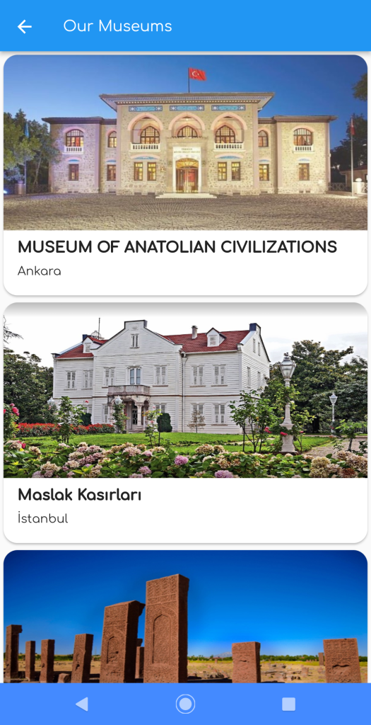 Müze Rehberim Ekran 2